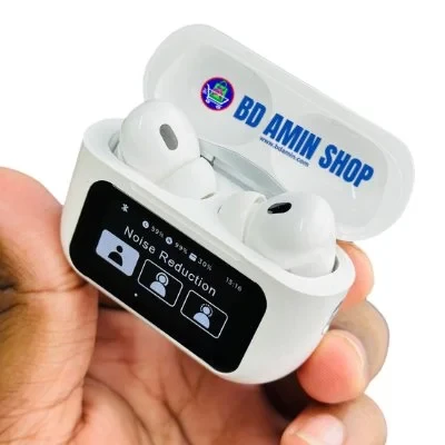 Hoco EW72 ANC TWS Earbuds with HD Display – Bluetooth 5.4 Jerry Chip & 13 mm Driver