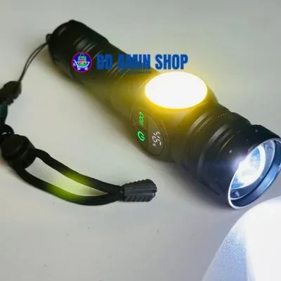 GearUP K60 Rechargeable Flashlight 10W COB + LED Torchlight – High Power Portable Light